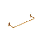 small brass towel holder bar.