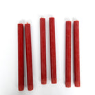 Red Taper Candles - Shoppe Details and Design