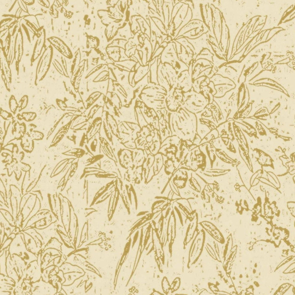 cherry orchard wallpaper in sand, floral.