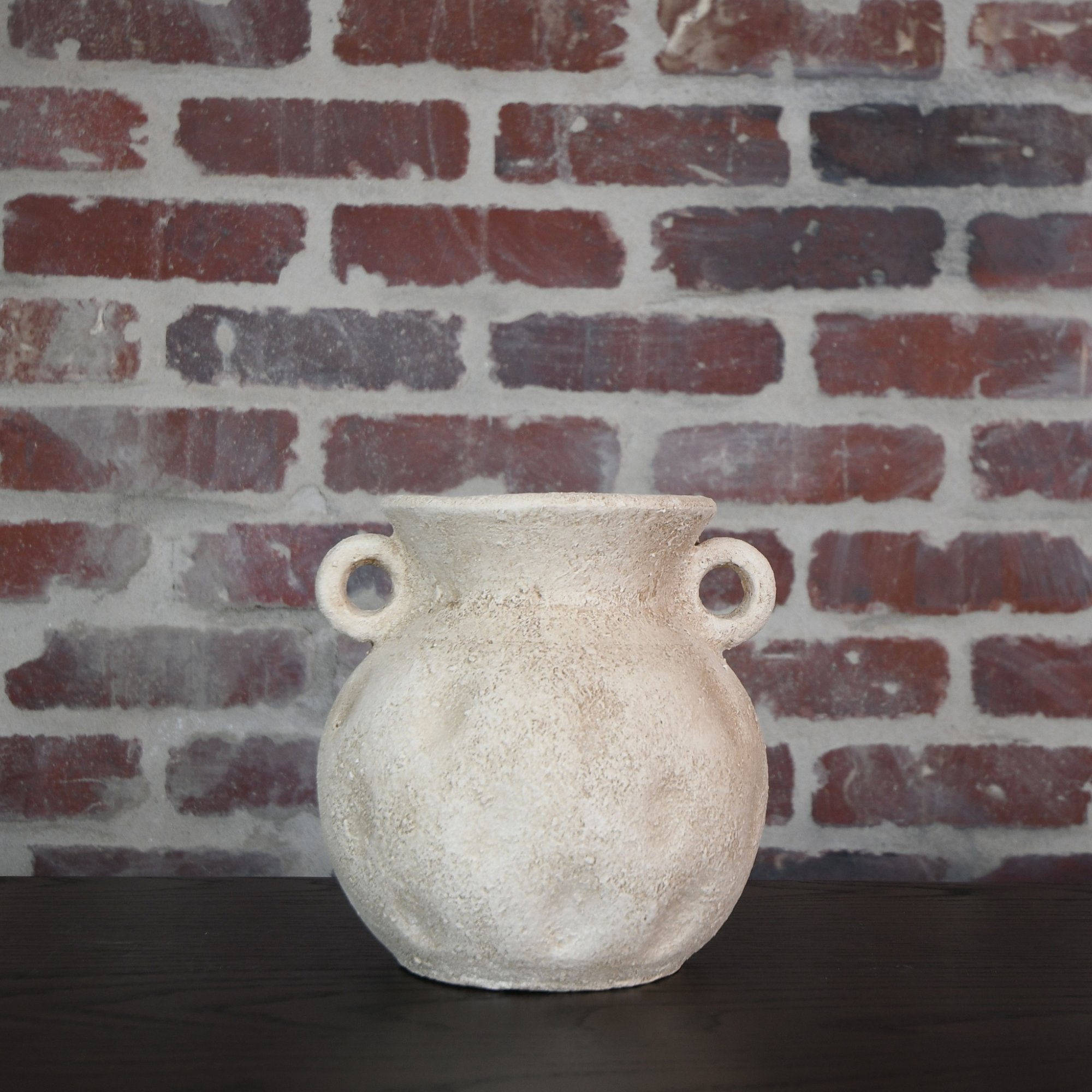 Clay Handmade Decorative Binx Vase - Rustic Charm for Your Home