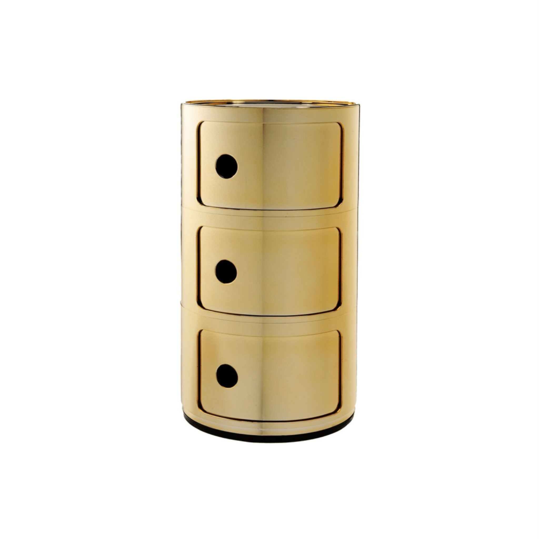 Componibili Side Table in Gold - elegant and functional design