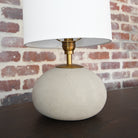 Chic Concrete Mini Orb Table Lamp – Industrial accent piece