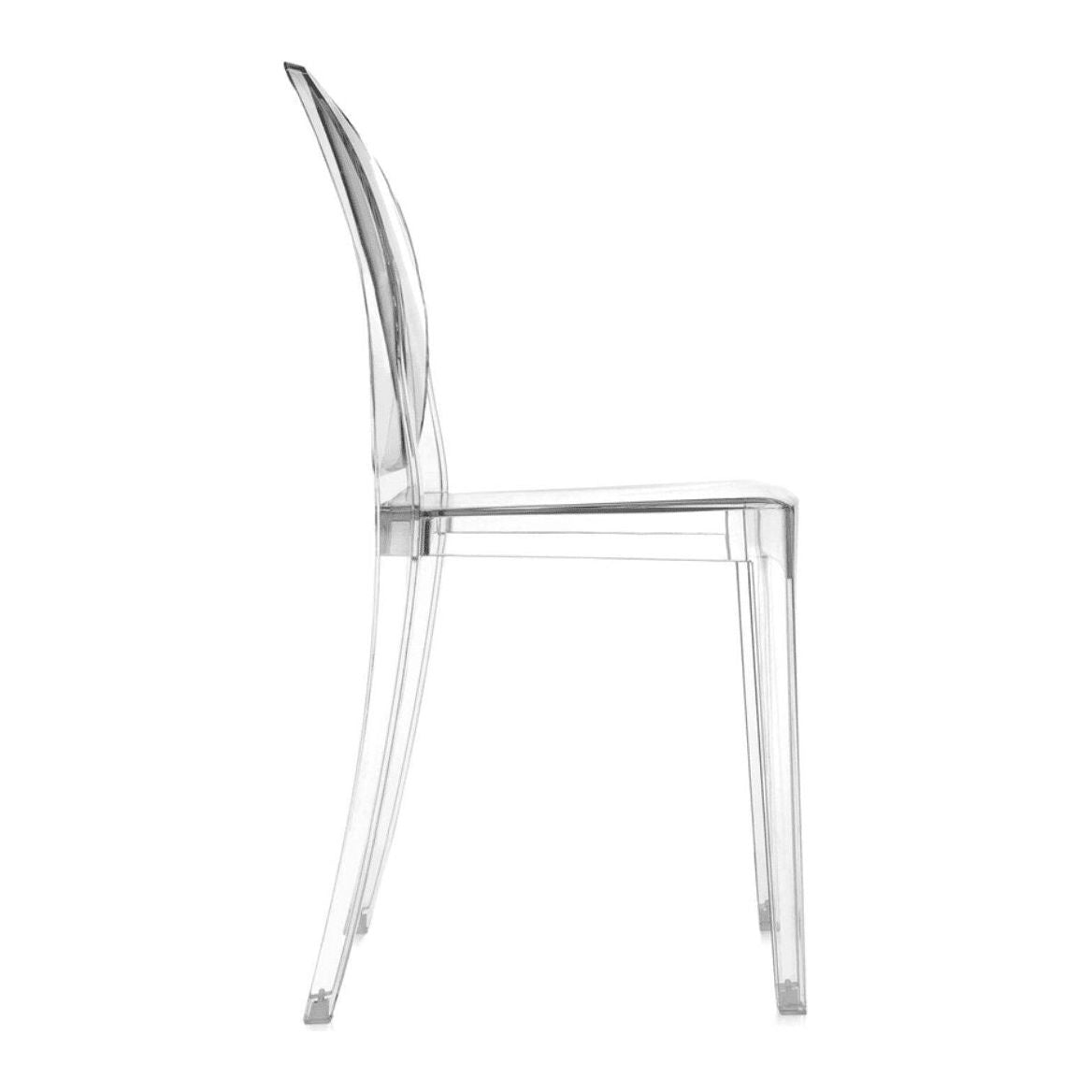 Transparent Victoria Ghost Chairs by Philippe Starck - Set of 2