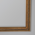 cwc large antique gold traditional, rectangular wall mirror.