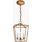 Darlana Mini Lantern in Gilded Iron – Elegant lighting fixture