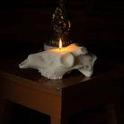 Elegant Deer Skull Candle made from 100% natural soy wax.