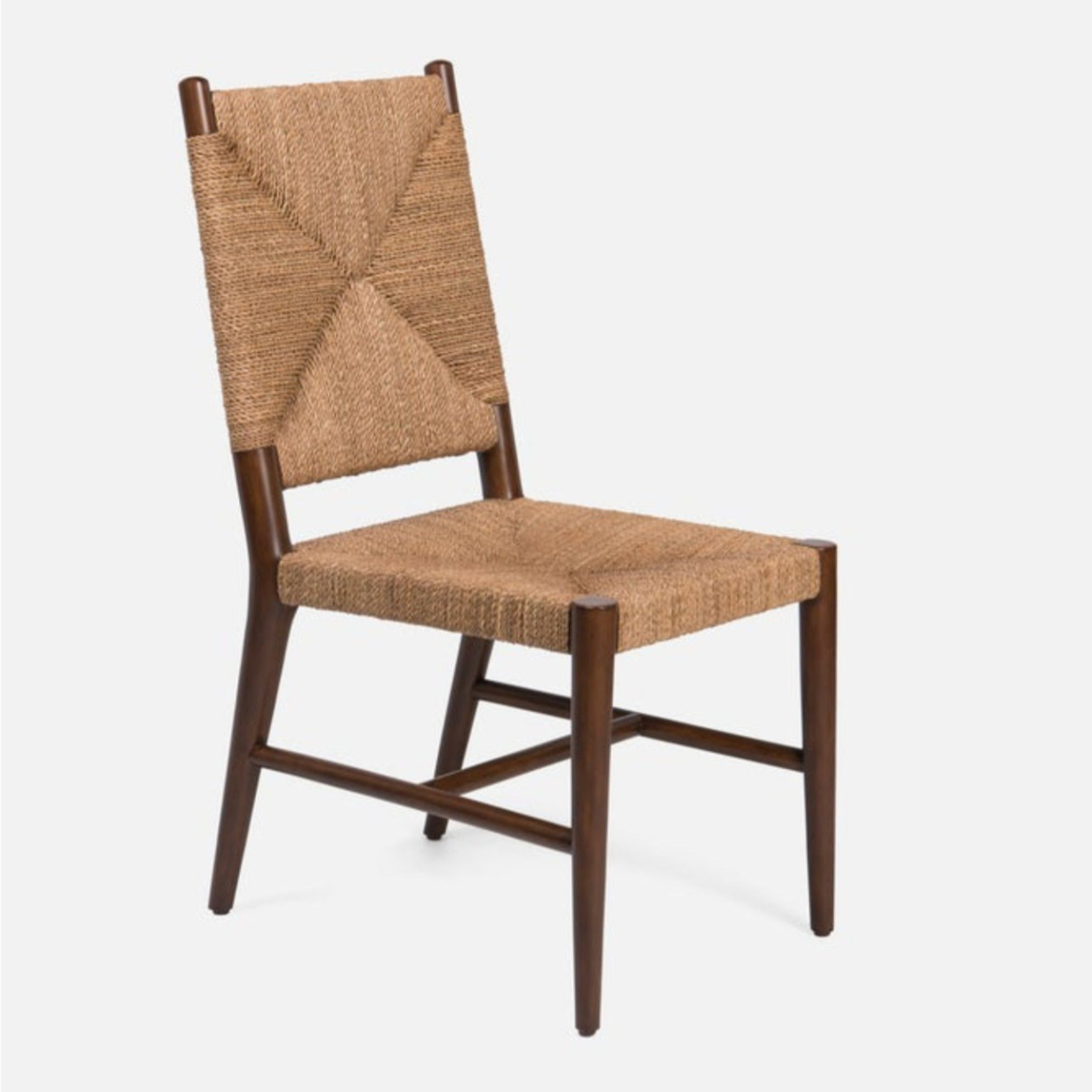 Natural Lampakanay Fiber Side Chair by Delano - Handcrafted Elegance