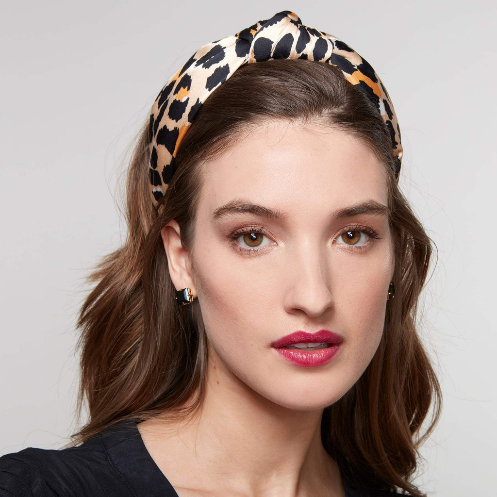 Bestselling Leopard Print Silk Headband