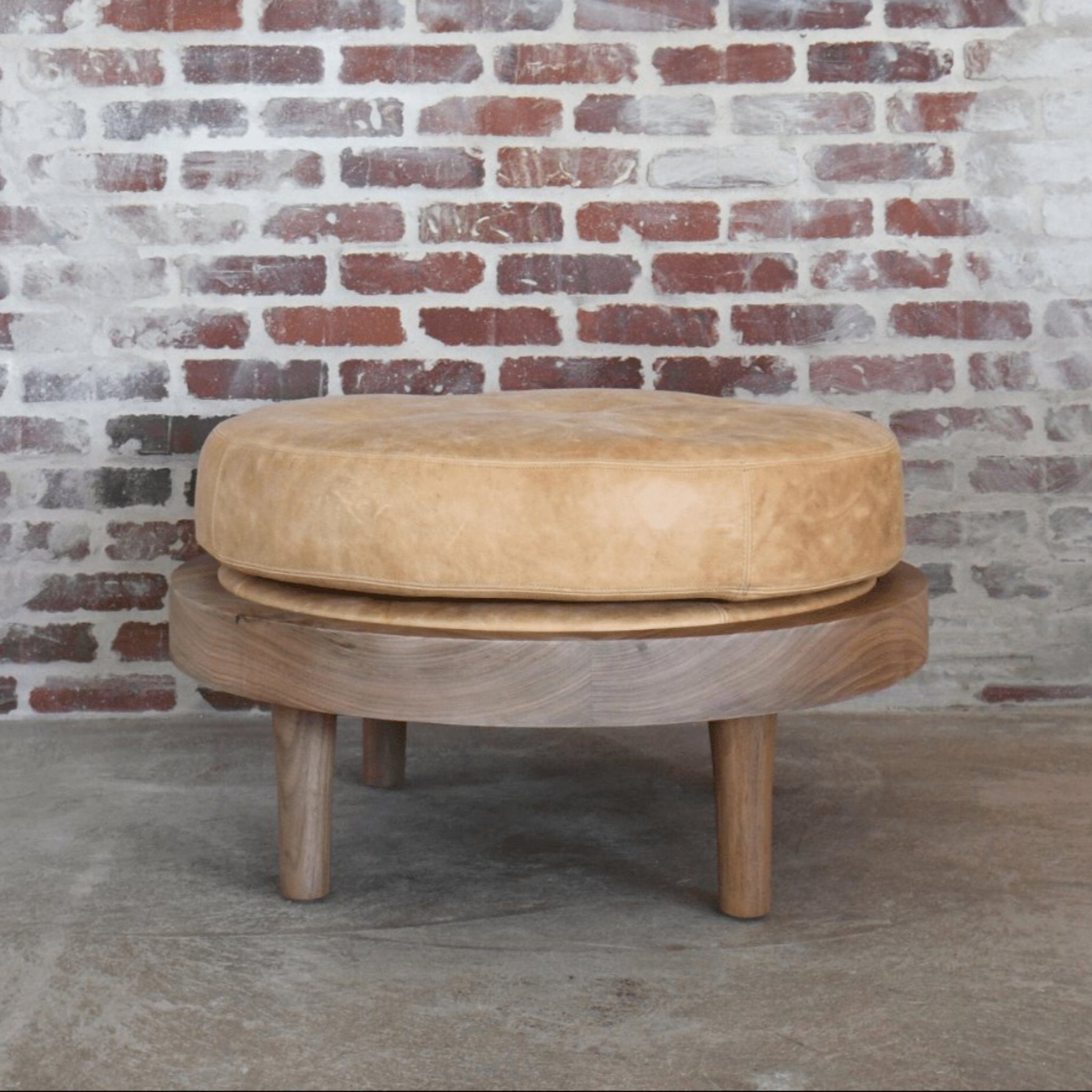 verellen elly ottoman in leather.