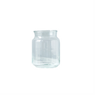 EtuHome clear glass Mason jar, 5L size, made from recycled European glass with vintage green-blue tint and natural imperfections, perfect decorative accent.