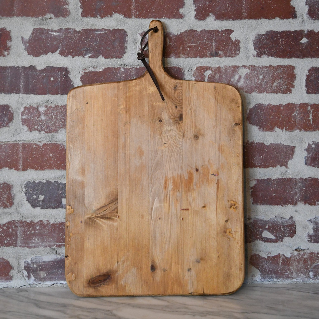 European Wooden Cutting Board with vintage charm