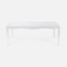 Fargo Clear Acrylic Coffee Table with tempered glass top