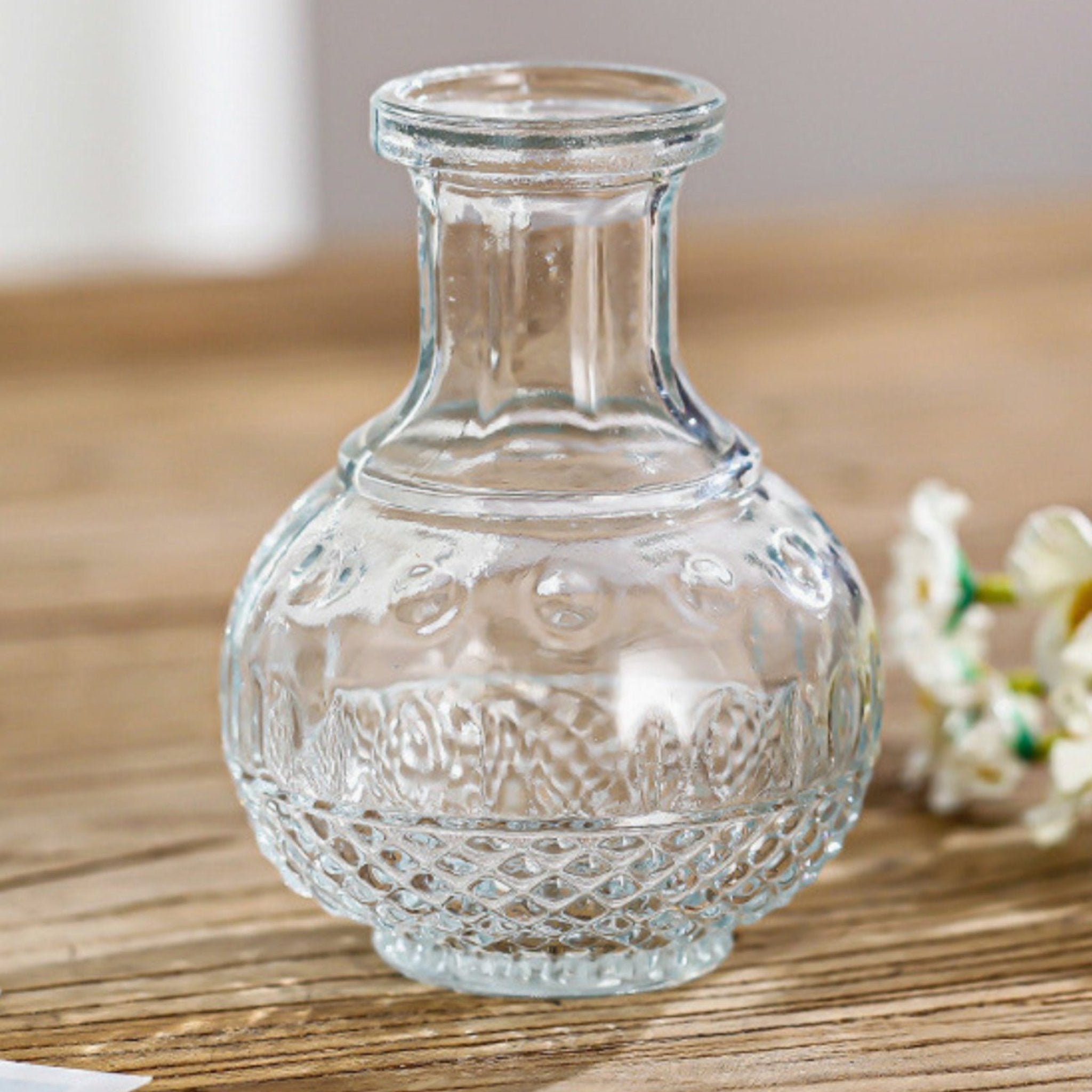 Glass Bud Vases in Clear | Sweet Home Deco - Details and Design - Vase - Sweet Home Deco