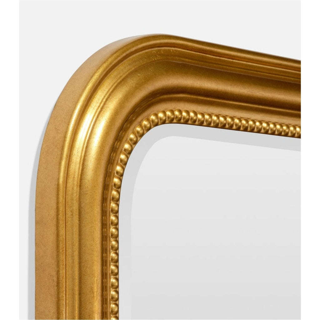 Luxurious Phillipe Mirror with gold and silver leaf finish.