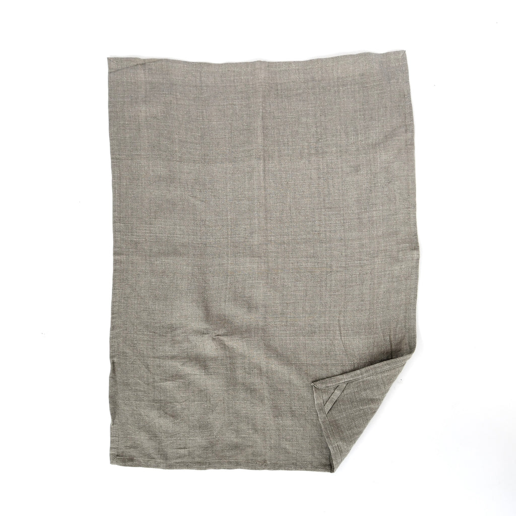 Linen Tales Gray Linen Tea Towels Set - Shoppe Details and Design