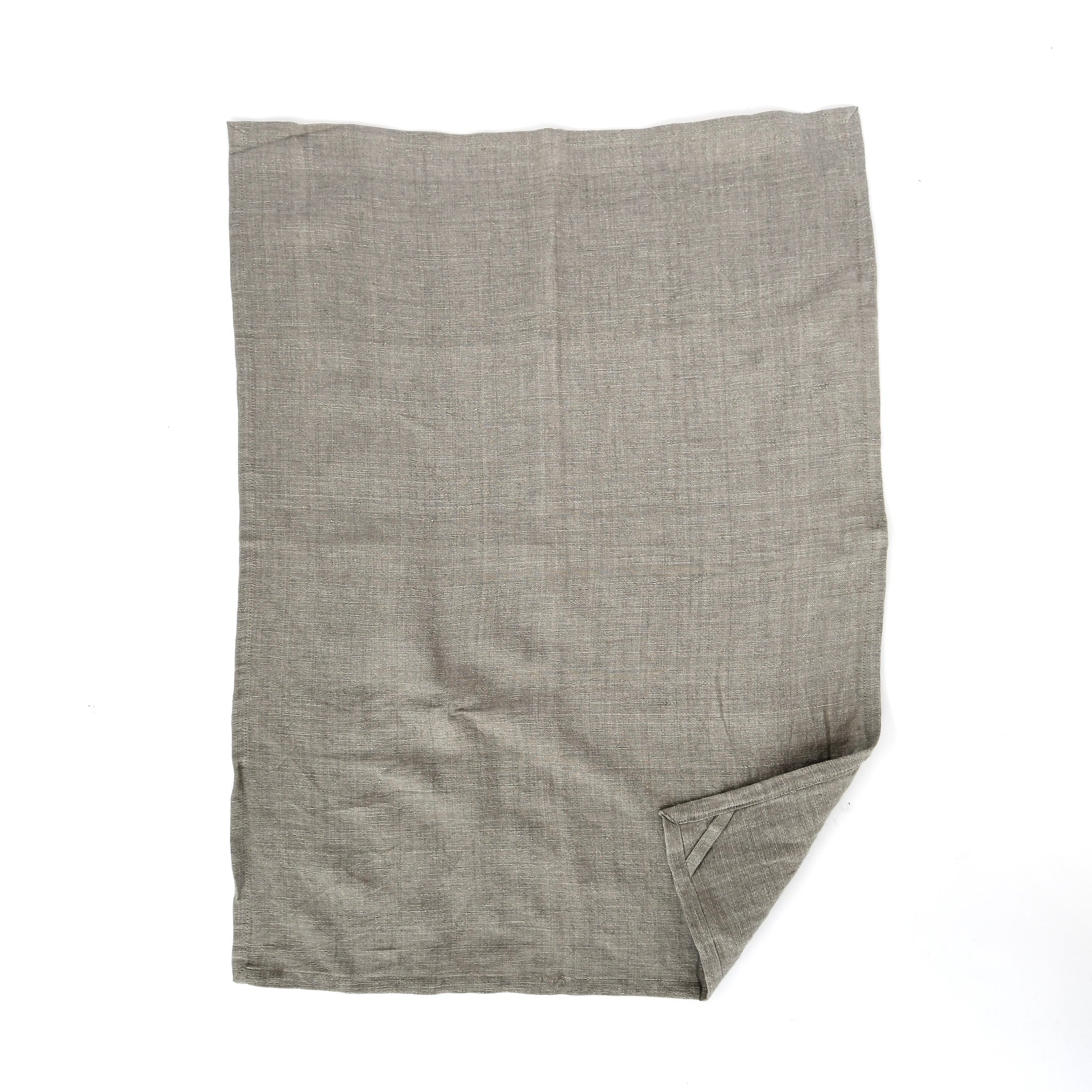 Linen Tales Gray Linen Tea Towels Set - Shoppe Details and Design.