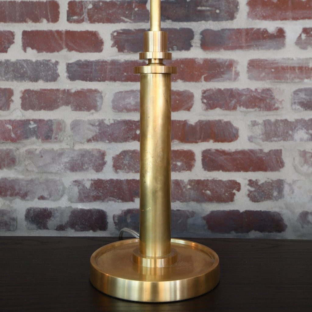 Sophisticated Hargett Buffet Lamp in antique brass finish