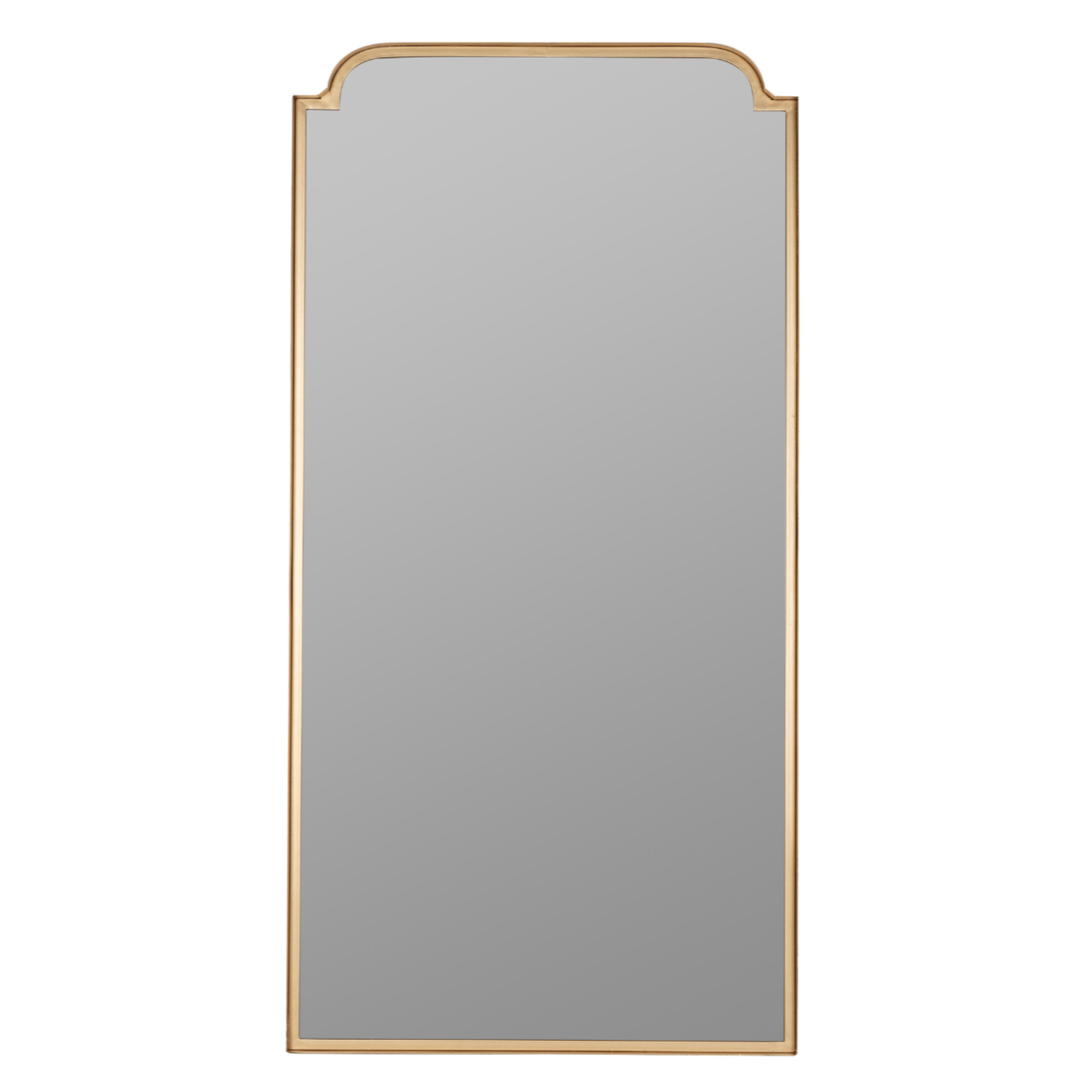 heidi gold rectangular wall mirror.