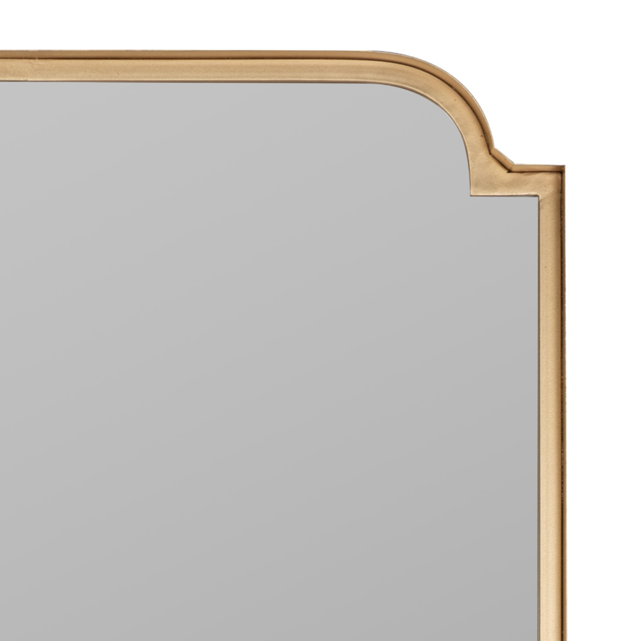 heidi gold rectangular wall mirror.