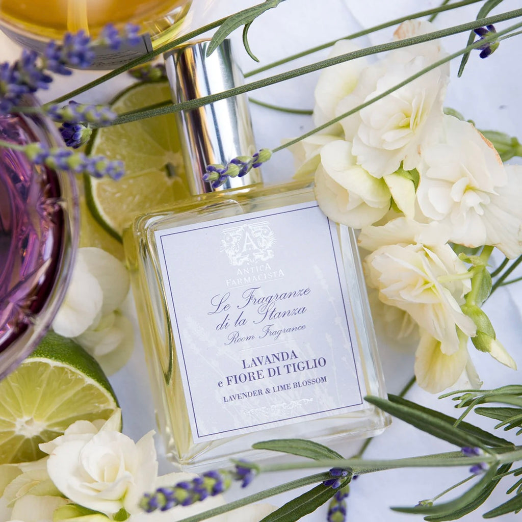 Apothecary-inspired room spray with Provence lavender and French verveine fragrance