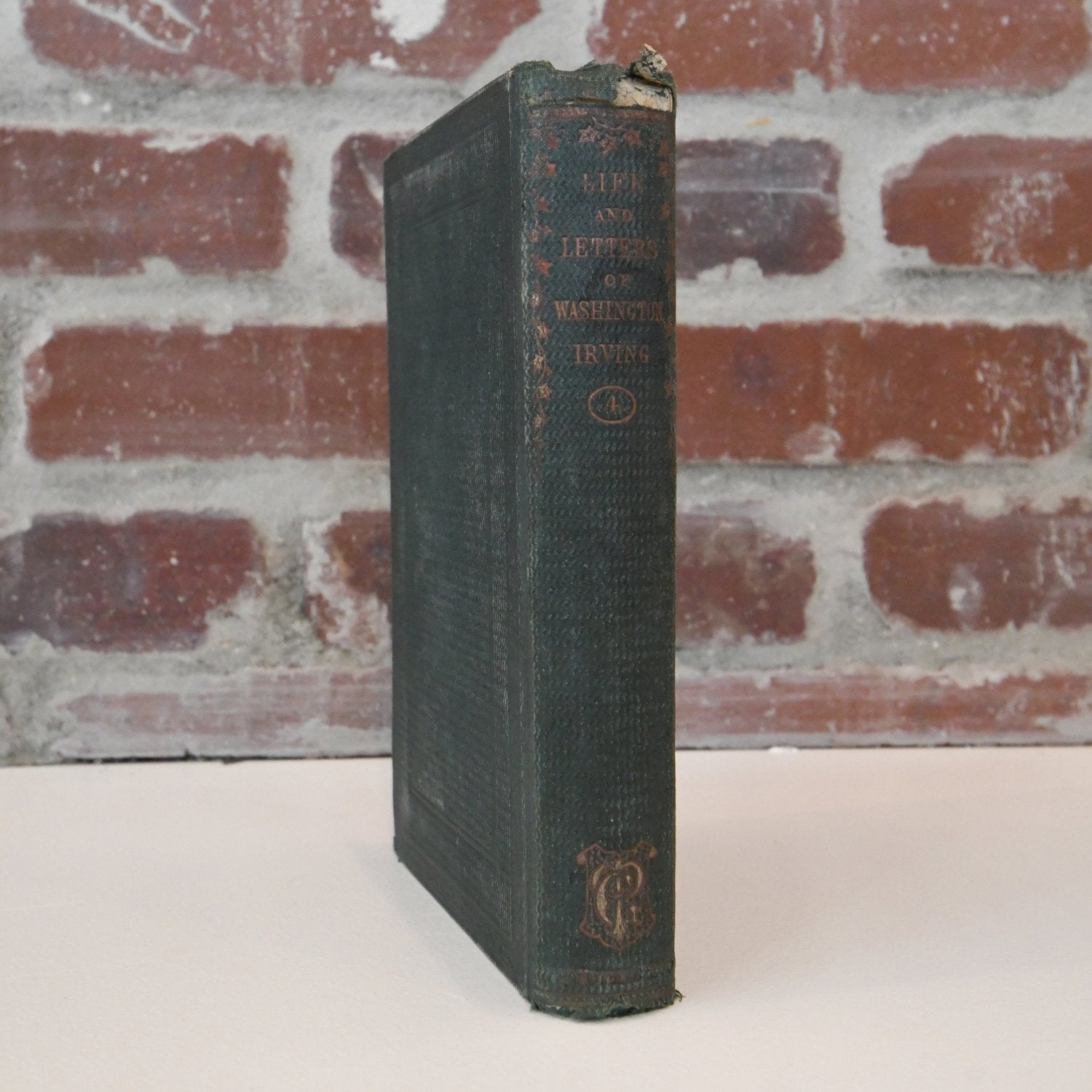 Cover of Life and Letters of Washington Irving 1865 – Historical biography