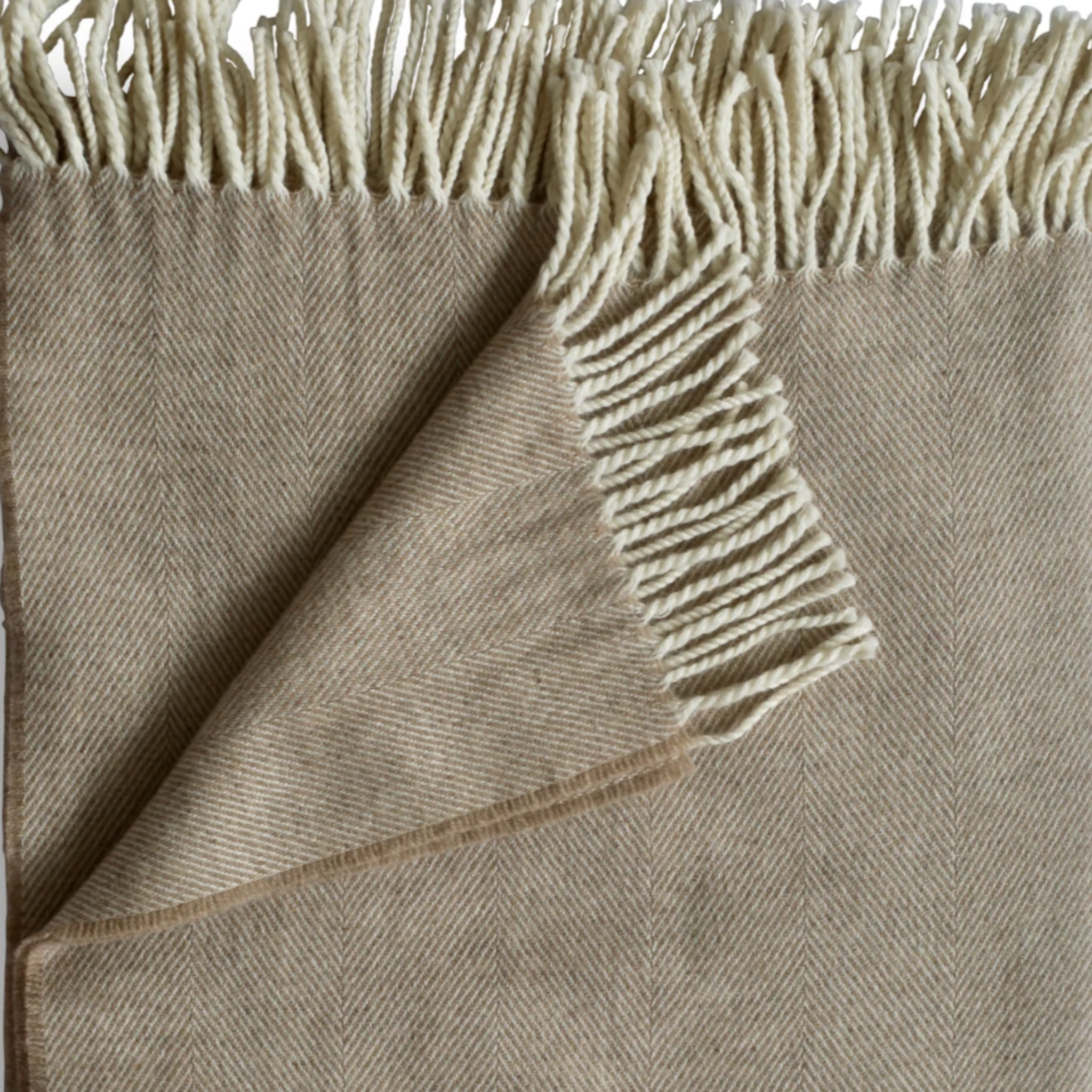 lightweight herringbone throw blanket.