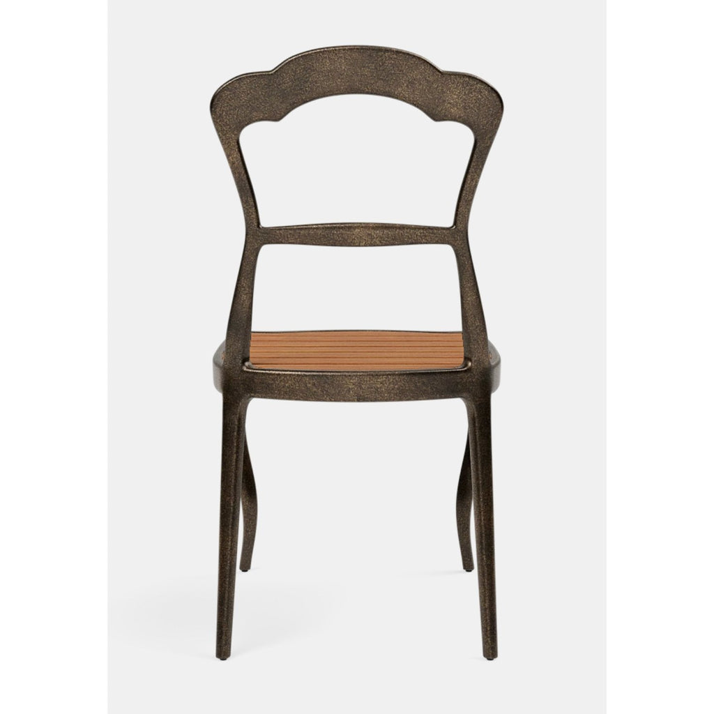 Elegant Metal and Natural Teak Ithaca Dining Chair for Your Home