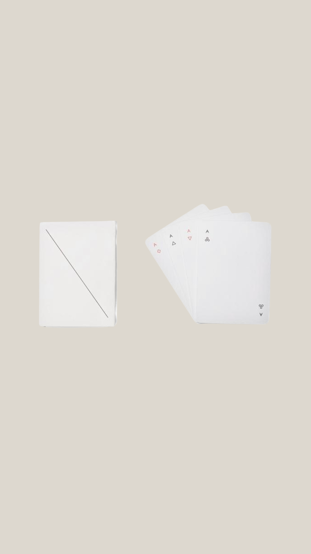 minim playing cards.