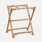 Foldable Natural Woven Rattan Naoki Tray Table - rustic charm