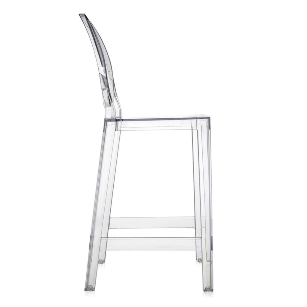 Transparent One More Ghost Counter Stools by Philippe Starck - Set of 2