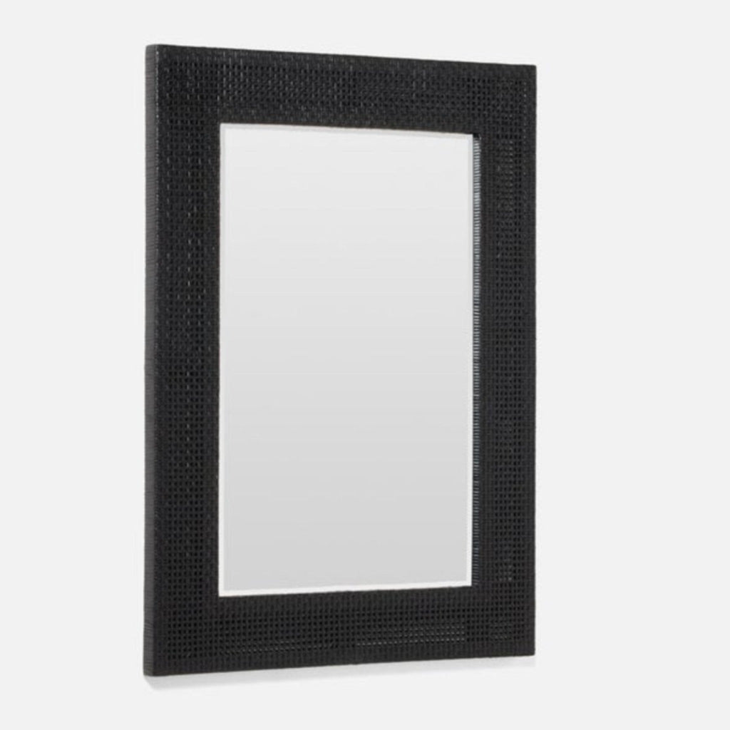 Onyx Rattan Mirror – timeless elegance for your home.