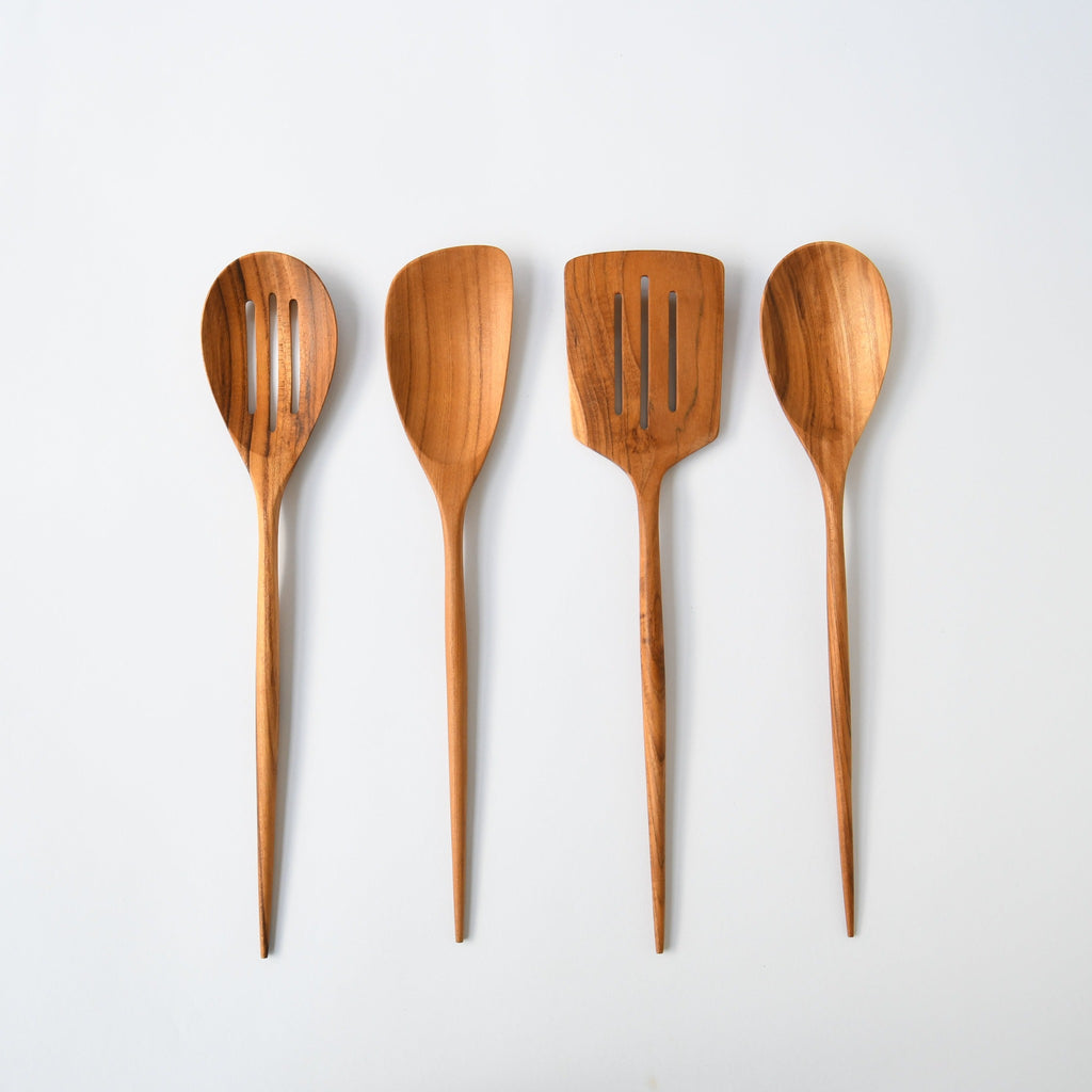 Premium Teak Corner Spoon from Thailand's Protected Groves | Eco-Friendly Teak Corner Spoon from Thailand's Protected Groves - Shoppe Details and Design