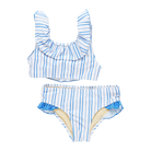 Pink Chicken- Girls Ariel Bikini in Riviera Stripe - Shoppe Details and Design.