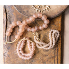 Stylish Pink Glass Beads, Medium - Decorative Accents for Any Space