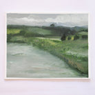 pond and pasture artwork tranquil serene landscape painting nature inspired wall decor artist Christina Jones.