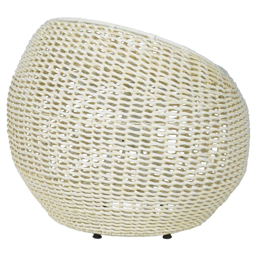 Outdoor Woven Wicker Swivel Stool - Shoppe Details and Design