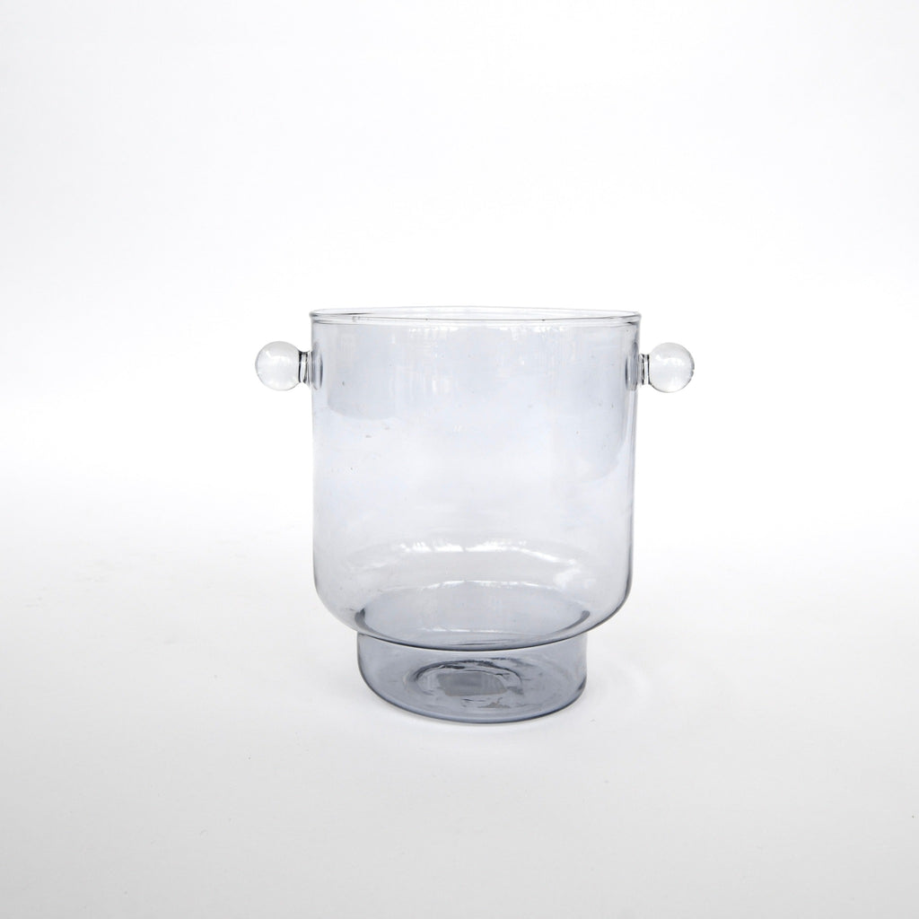 Elegant Glass Ice Bucket - Shoppe Details and Design