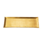 Gold rectangular tray brass tray.
