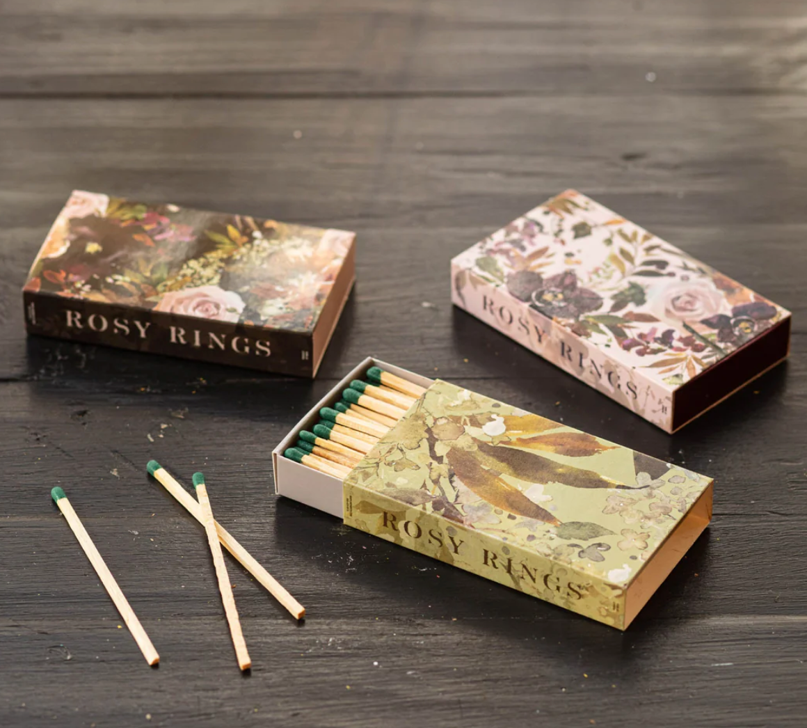 rosy rings floral matchbox rose.