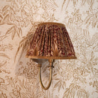 Scalloped Wall Sconce in Antiqued Brass - Details and Design - Wall Sconce - Pooky