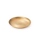 small round brass plate for candles catchalls and coaster.
