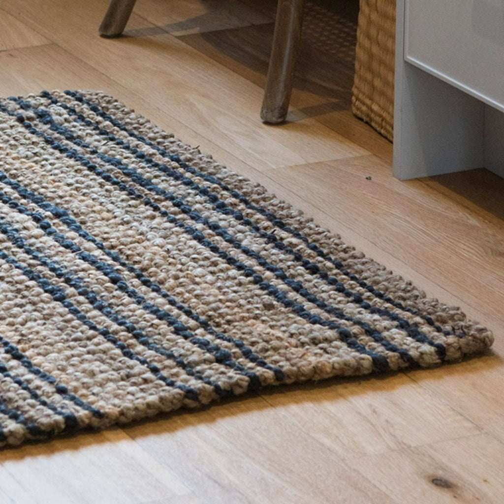 Smith Stripe Jute Rug - Details and Design - Door Mat - Faire - North Avalon