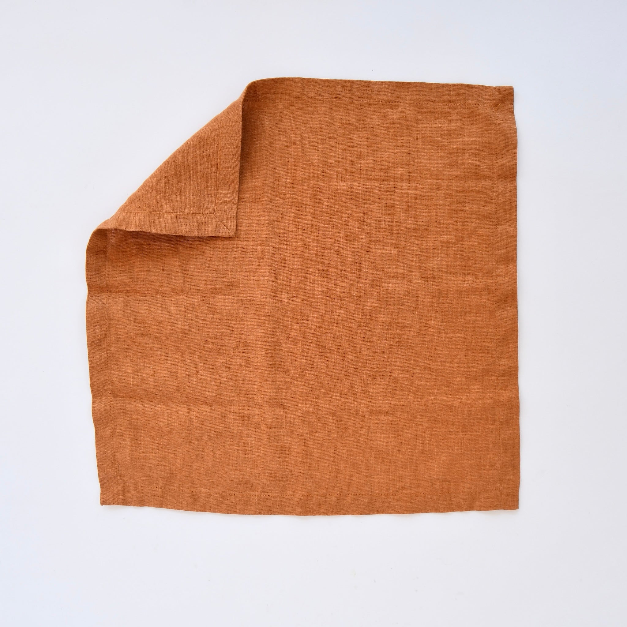 Linen Tales Spiced Orange Linen Napkins (Set of 2) - Shoppe Details and Design