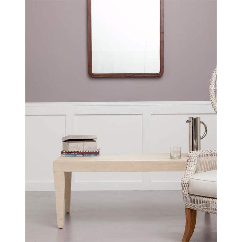 Rustic charm Tobacco Duncan Rectangular Mirror – A focal point for any room.