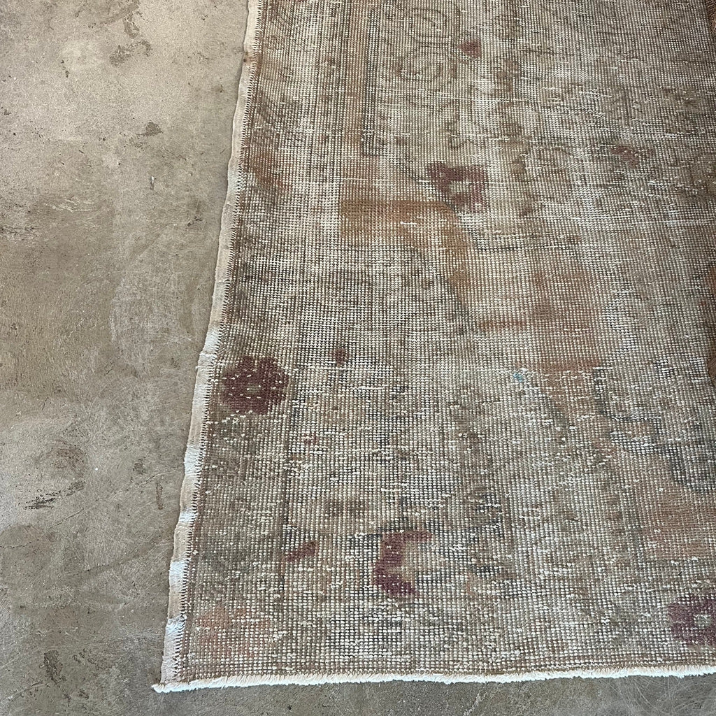 Vintage Oushak Rug in Faded Blush showcasing timeless beauty