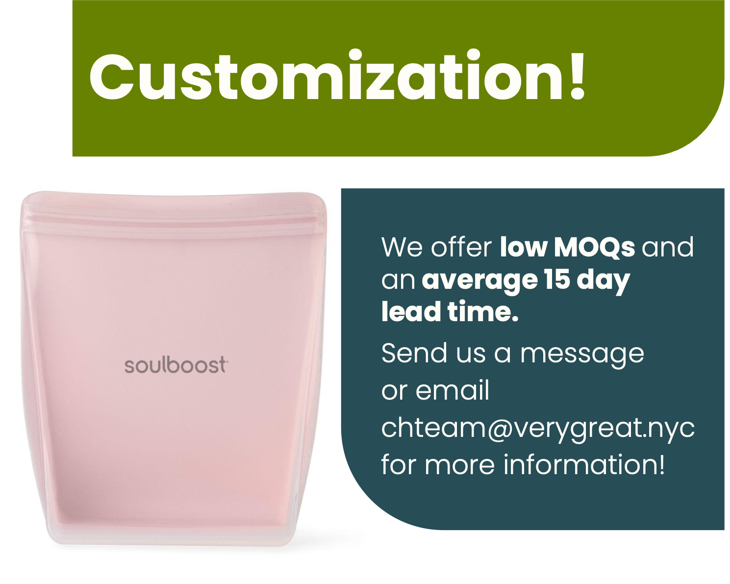 w&p reusable silicone bags - stand up.