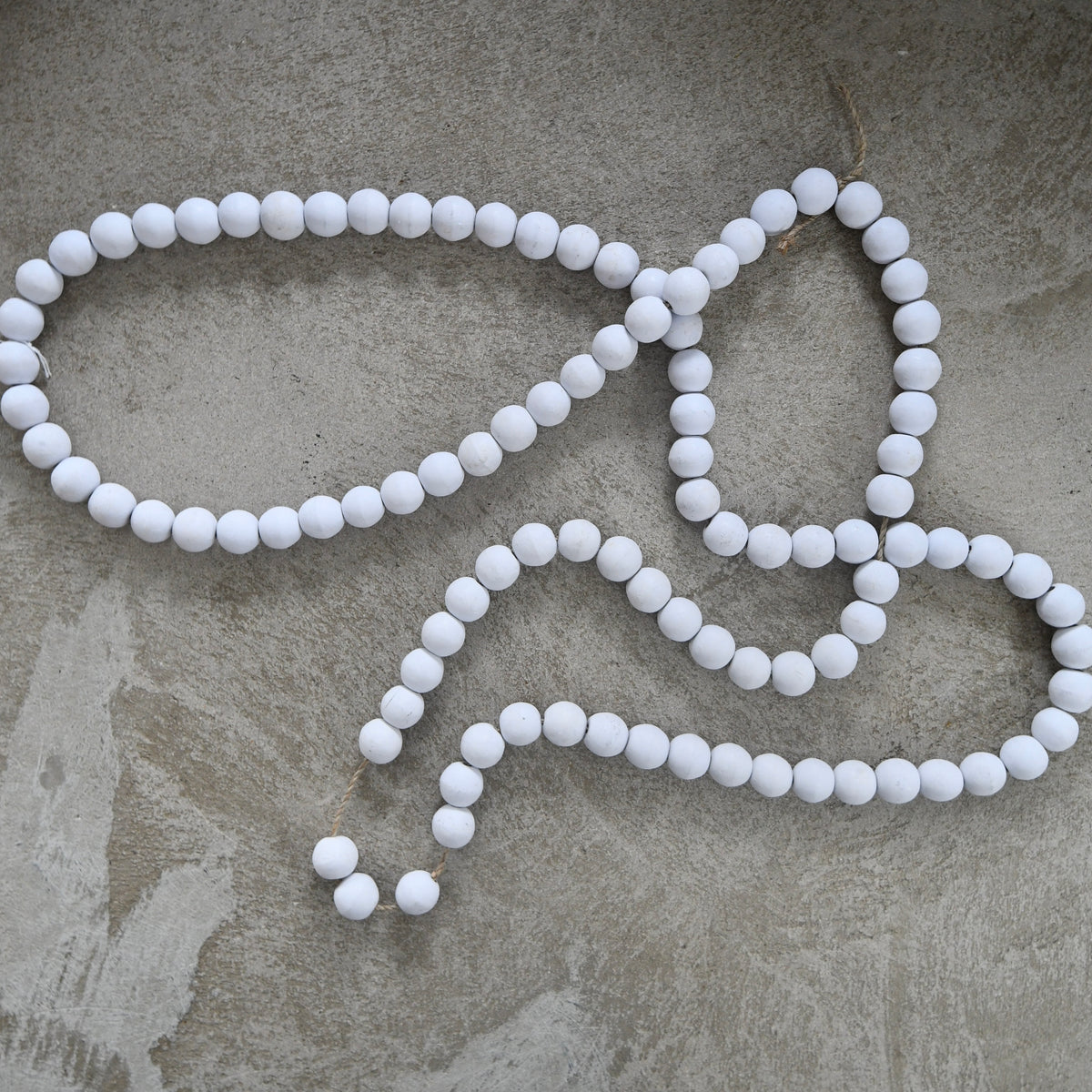 wooden decorative bead strand.