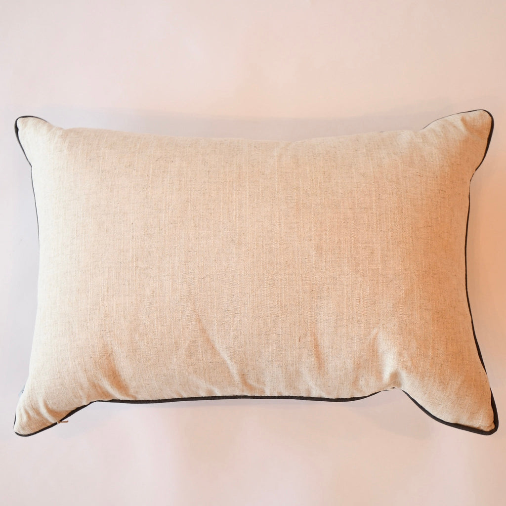 Woven Stripe Lumbar Pillow - Details and Design - Pillow - Details and Design