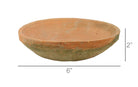 Rustic Terra Cotta Bowl- Small (Antique Red) - Shoppe Details and Design