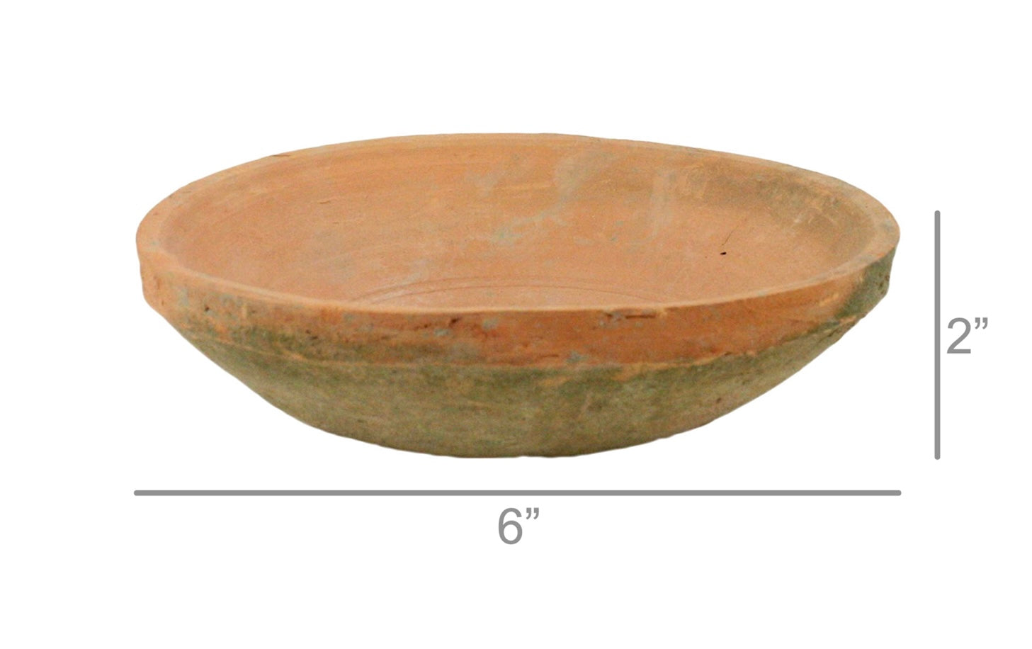 Rustic Terra Cotta Bowl- Small (Antique Red) - Shoppe Details and Design